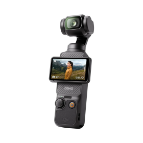 DJI Osmo Pocket 3 Standard - 3-Axis Stabilized 4K Handheld Camera with Rotatable Touchscreen - Gray