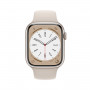 Apple Watch Series 8 - GPS 45 mm - Smart Watch w/ Starlight Aluminium Case with Starlight Sport Band