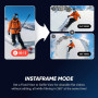 Insta360 X5 (Satin White) Waterproof 8K 360° Action Camera, Leading Low Light, Invisible Selfie Stick Effect, 3-Hour Battery