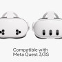 Compact Carrying Case for Meta Quest 3 / Quest 3S VR Headset - Protective Travel Storage Case