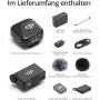 DJI Mic Mini Wireless Microphone System (2 Transmitters + 1 Receiver + Charging Cradle) (Open Box)