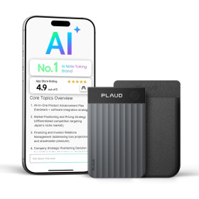PLAUD Note Pro AI Voice Recorder – ChatGPT Transcription, 64GB Storage, Smart Recording & Summarization Device