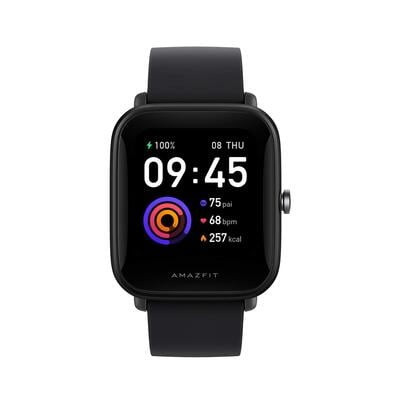 Amazfit Bip U Huami Smartwatch - 1.43" Display, SpO2, 9-Day Battery (Black)