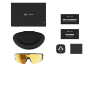 Oakley Meta Vanguard Smart Glasses (Prizm 24K Lenses, Black Frame)
