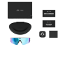 Oakley Meta Vanguard Smart Glasses (Prizm Sapphire Lenses, White Frame)
