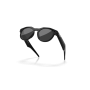 Oakley Meta HSTN Smart Glasses (Prizm Black Polarized Lenses, Black Frame)