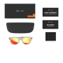 Oakley Meta HSTN Smart Glasses (Prizm Ruby Lenses, Warm Grey Frame)
