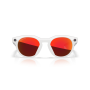 Oakley Meta HSTN Smart Glasses (Prizm Ruby Lenses, Warm Grey Frame)