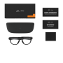 Oakley Meta HSTN Smart Glasses (Clear Lenses, Black Frame)