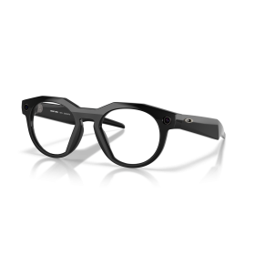 Oakley Meta HSTN Smart Glasses (Clear Lenses, Black Frame)