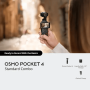 DJI Osmo Pocket 4 Standard Combo – 6K Gimbal Camera with 70mm Zoom