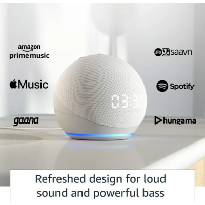 Amazon Echo Dot (4th Gen) Smart Speaker with Clock & Alexa