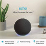 Amazon Echo (4th Gen) Premium Smart Speaker with Alexa
