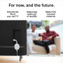 Chromecast with Google TV (4K)-  with Voice Search - Watch Movies, Shows, and Live TV in 4K HDR - Snow