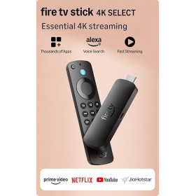 Amazon Fire TV Stick 4K Select Streaming Device with Alexa Voice Remote