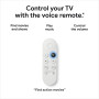 Chromecast with Google TV (4K)-  with Voice Search - Watch Movies, Shows, and Live TV in 4K HDR - Snow