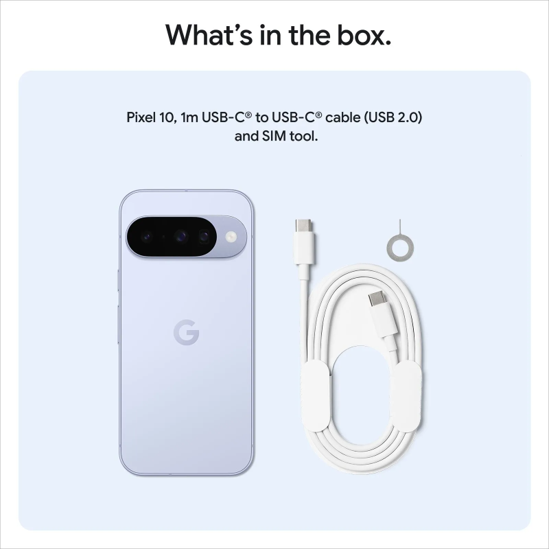 Google Pixel 10 Frost 5G with Tensor G5, Gemini AI & Triple Camera