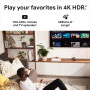 Chromecast with Google TV (4K)-  with Voice Search - Watch Movies, Shows, and Live TV in 4K HDR - Snow