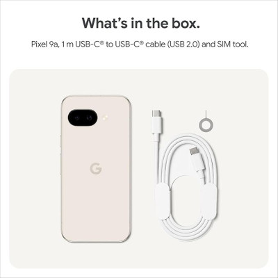 Google Pixel 9a Porcelain 5G with Tensor G4 & Gemini AI