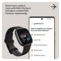Fitbit Versa 4 Smartwatch with Activity Tracker (40.1mm Always-on Display, Water Resistant, Black Strap)