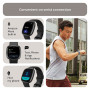 Fitbit Versa 4 Smartwatch with Activity Tracker (40.1mm Always-on Display, Water Resistant, Black Strap)