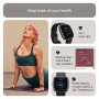 Fitbit Versa 4 Smartwatch with Activity Tracker (40.1mm Always-on Display, Water Resistant, Black Strap)
