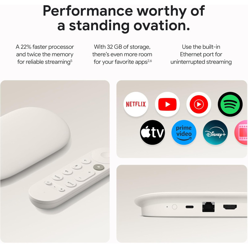Google TV Streamer 4K (Porcelain) | Best Price India