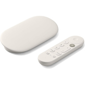 Google TV Streamer 4K -  Voice Search Remote - 4K HDR - Smart Home Control - 32 GB of Storage - Porcelain