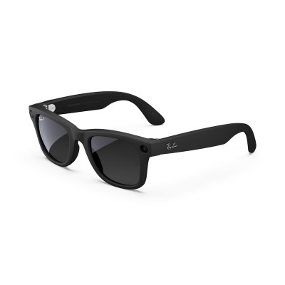 Ray-Ban Meta Wayfarer Gen 1 Smart Glasses (Matte Black, Polarized Gradient Graphite Lenses)