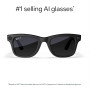 Ray-Ban Meta Wayfarer Gen 1 Smart Glasses (Matte Black, Polarized Gradient Graphite Lenses)