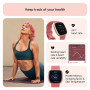 Fitbit Versa 4 Smartwatch with Activity Tracker (40.1mm Always-on Display, Water Resistant, Pink Sand/Copper Rose Aluminium)