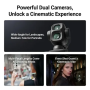 DJI Osmo Pocket 4P Vlog Combo 4K Gimbal Camera with DJI Mic Mini 2, Fill Light & Wide-Angle Lens
