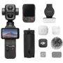 DJI Osmo Pocket 4P Vlog Combo 4K Gimbal Camera with DJI Mic Mini 2, Fill Light & Wide-Angle Lens