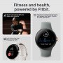 Google Pixel Watch - with Fitbit Activity Tracking - Champagne Gold Stainless Steel case with Hazel Active band - LTE