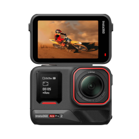 Insta360 Ace Pro 2 8K Waterproof Action Camera Dual Battery Standard Bundle (Midnight Black)