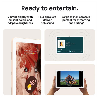 Google - Pixel Tablet with Charging Speaker Dock - 11 
